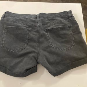 Old Navy Dark Gray Shorts with Cuffed Legs